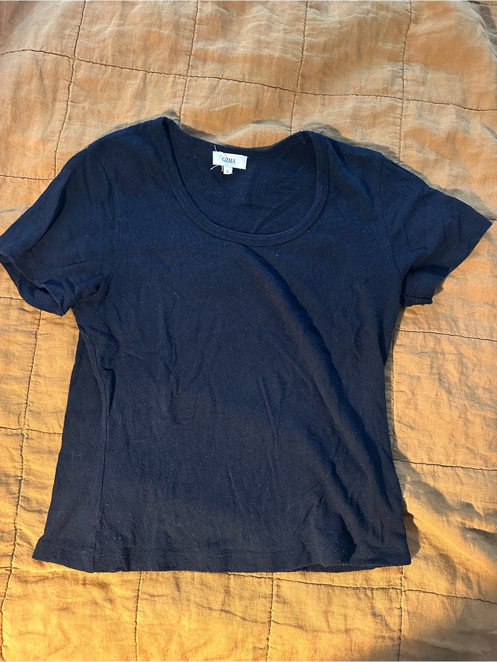 Ozma Regen Silk Baby Tee Black Large
